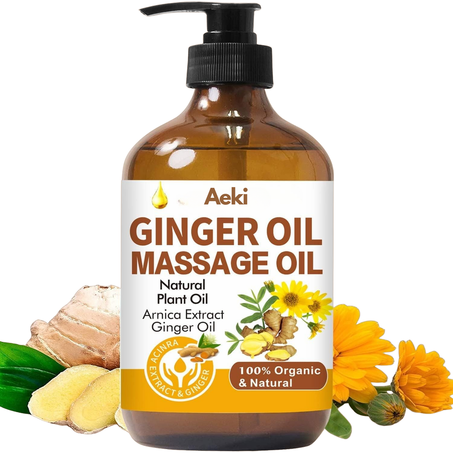 Aeki Lymphatic Drainage Massage Oil