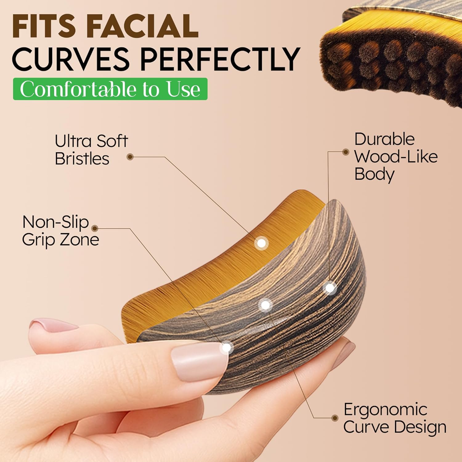 Aeki Lymphatic Contour Face Brush