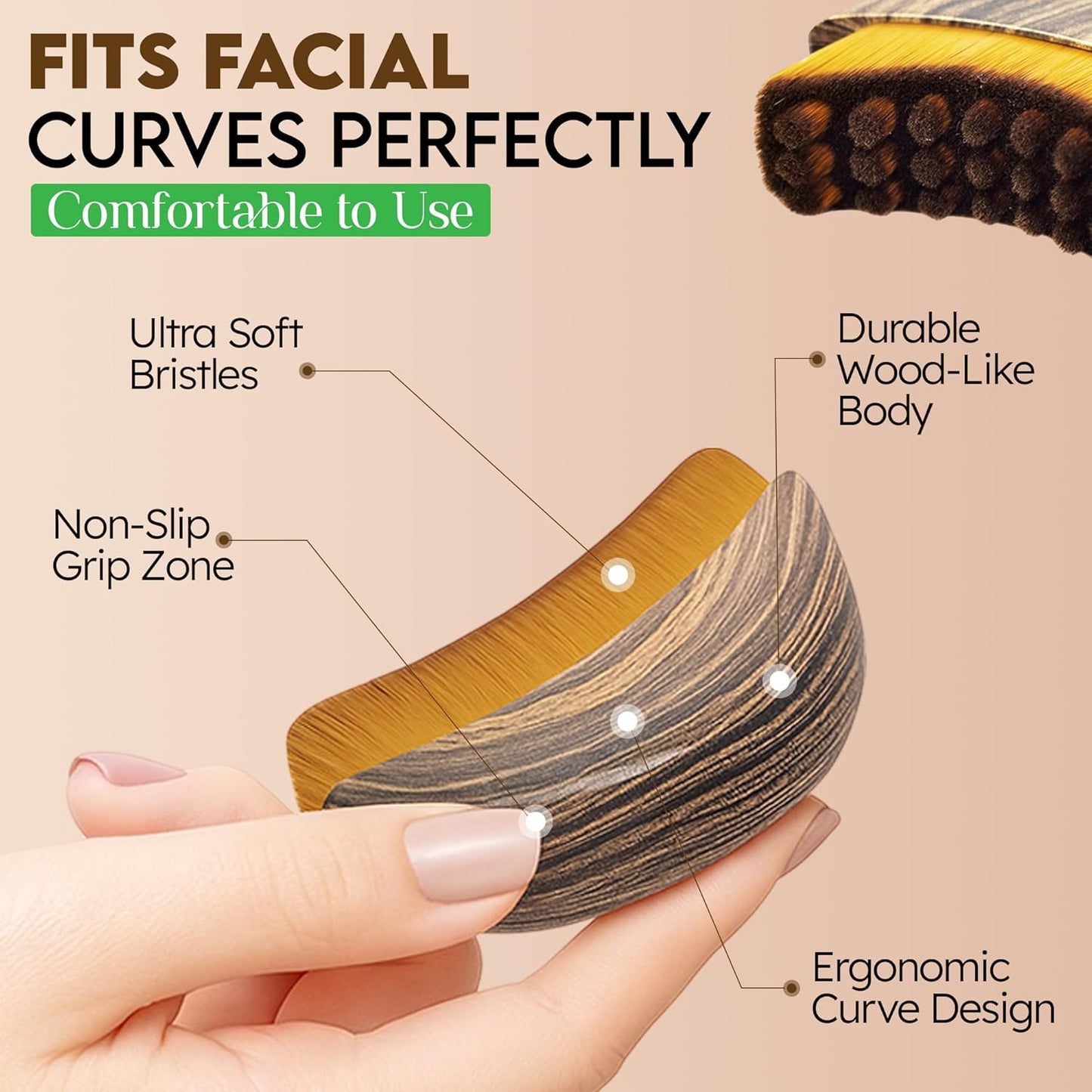 Aeki Lymphatic Contour Face Brush