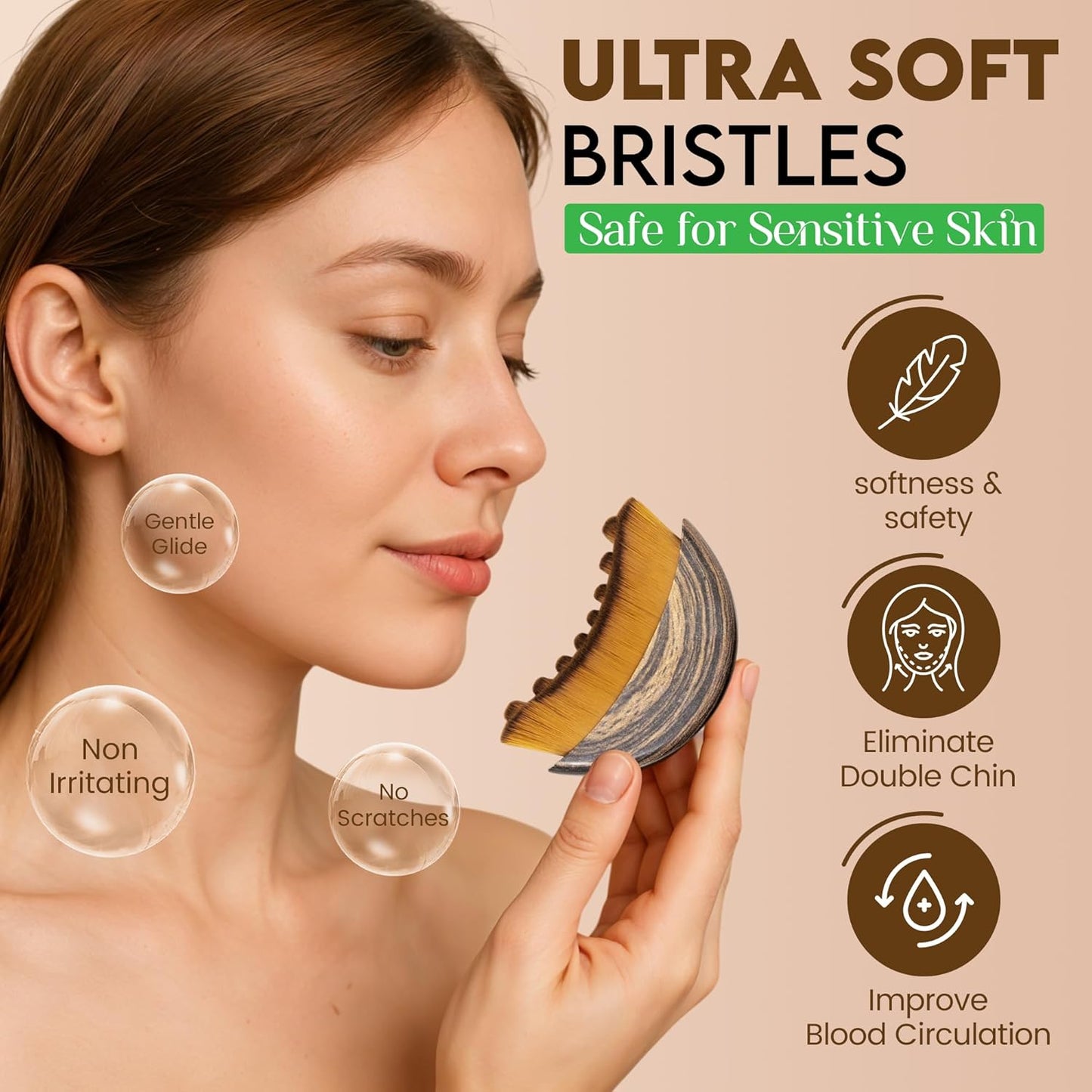 Aeki Lymphatic Contour Face Brush
