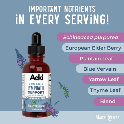 Aeki Lymphatic Support Herbal Blend Liquid Drops