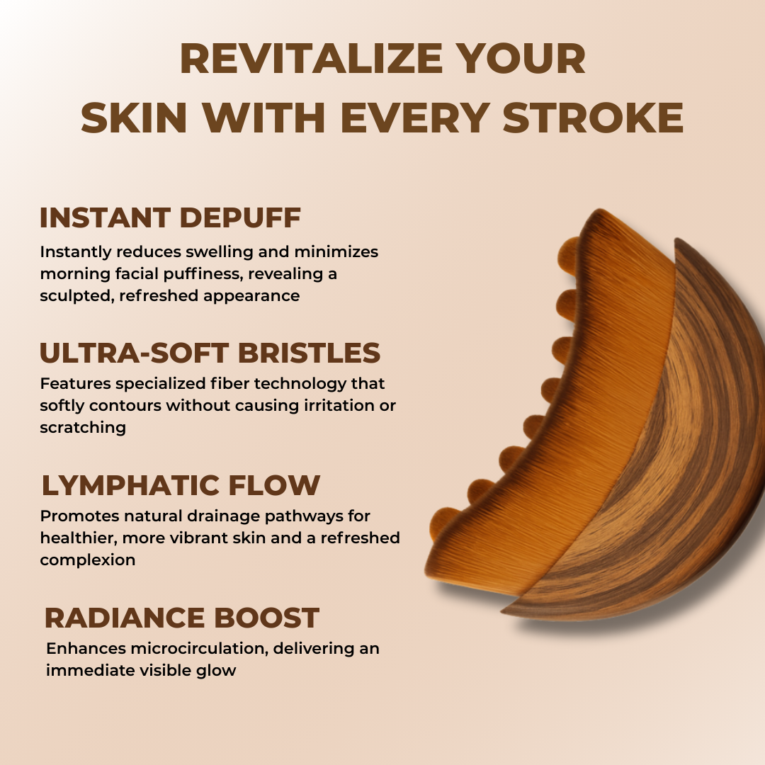 Aeki Lymphatic Contour Face Brush